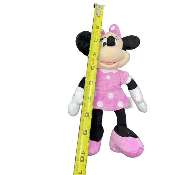 Walt Disney Classic Minnie Mouse in Pink Dress 10" Plush STUFFED ANIMAL TOY - Picture 4 of 7